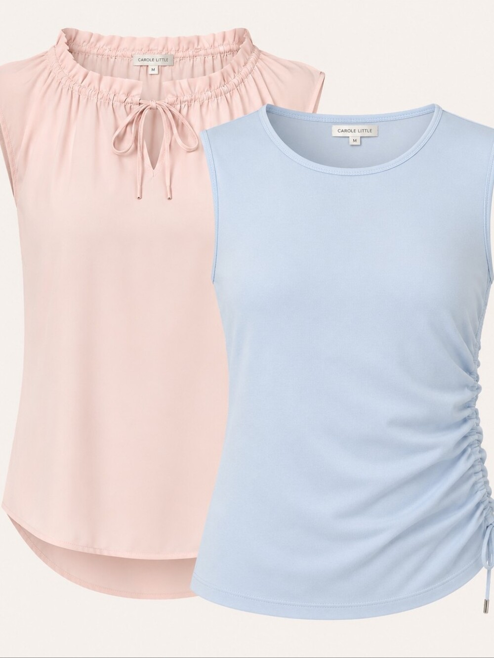 CALVIN KLEIN & PRESTON & YORK | Pastel Dressy Sleeveless Tank Top Bundle | S